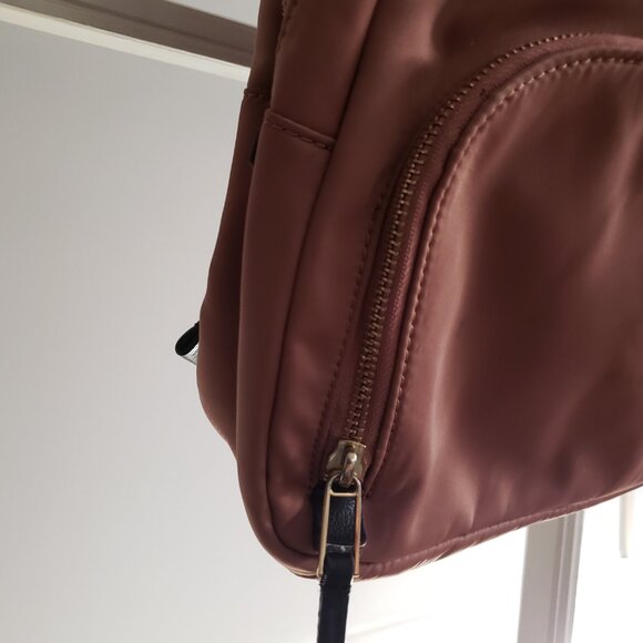 EUC KATE SPADE blush / black mini backpack - adjustable straps (OS) - Picture 6 of 12